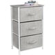Sorbus Nightstand with 3 Drawers-Grey - On Sale - Bed Bath & Beyond ...