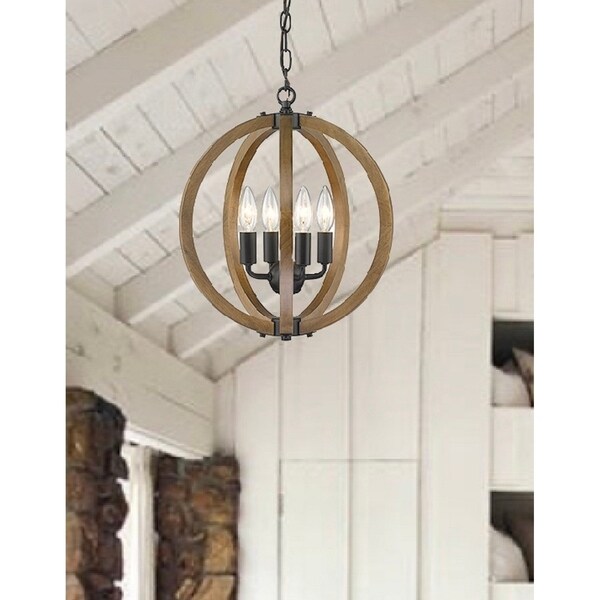 modern rustic ceiling light