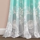 preview thumbnail 5 of 5, Make A Wish by Lush Decor Dandelion Fairy Ombre Pastel Rainbow Window Curtain Panel Pair - 84" x 52"
