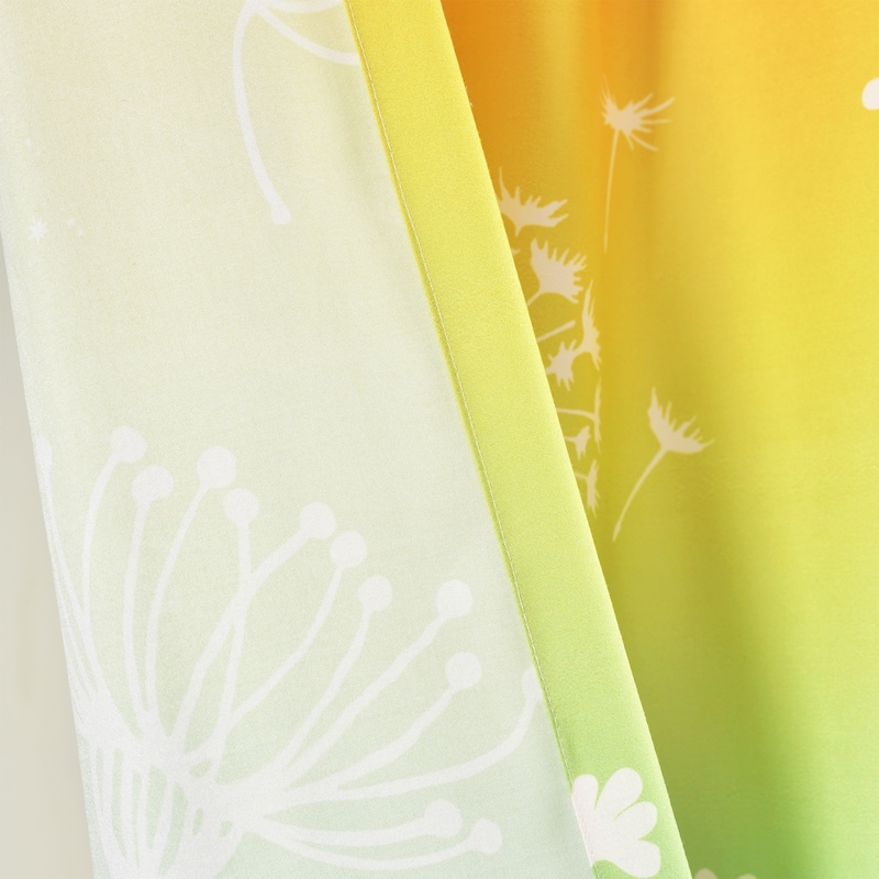 Lush Decor Dandelion Fairy Ombre Pastel Rainbow Window Curtain Panel Pair - 84" x 52"