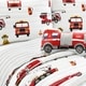 preview thumbnail 7 of 16, Lush Decor Fire Truck Reversible Print Piece Quilt Set