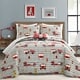 preview thumbnail 1 of 16, Lush Decor Fire Truck Reversible Print Piece Quilt Set