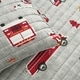 preview thumbnail 12 of 16, Lush Decor Fire Truck Reversible Print Piece Quilt Set