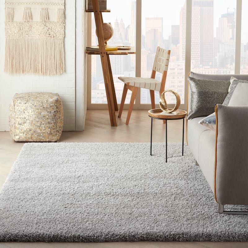Nourison Ashland Area Rug - 5' 3" x 7' 3" - Silver - Rectangle