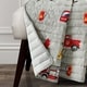 preview thumbnail 6 of 6, Lush Decor Fire Truck Reversible Print Throw Blanket