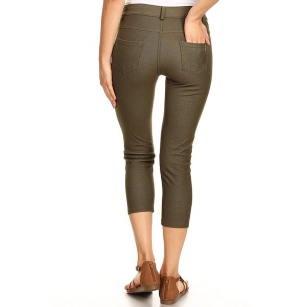 womens capri jeggings