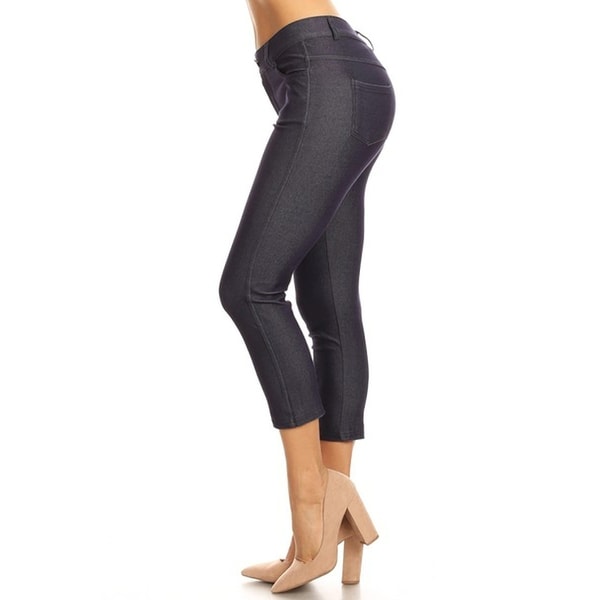 womens capri jeggings