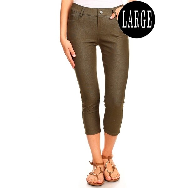 womens capri jeggings