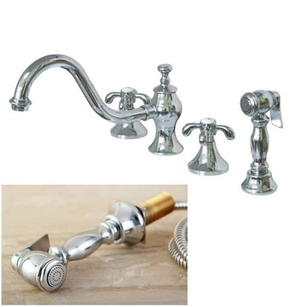 Shop French Country Kitchen Chrome Faucet Overstock 3082537