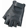 Fingerless Motorcycle Leather Gloves