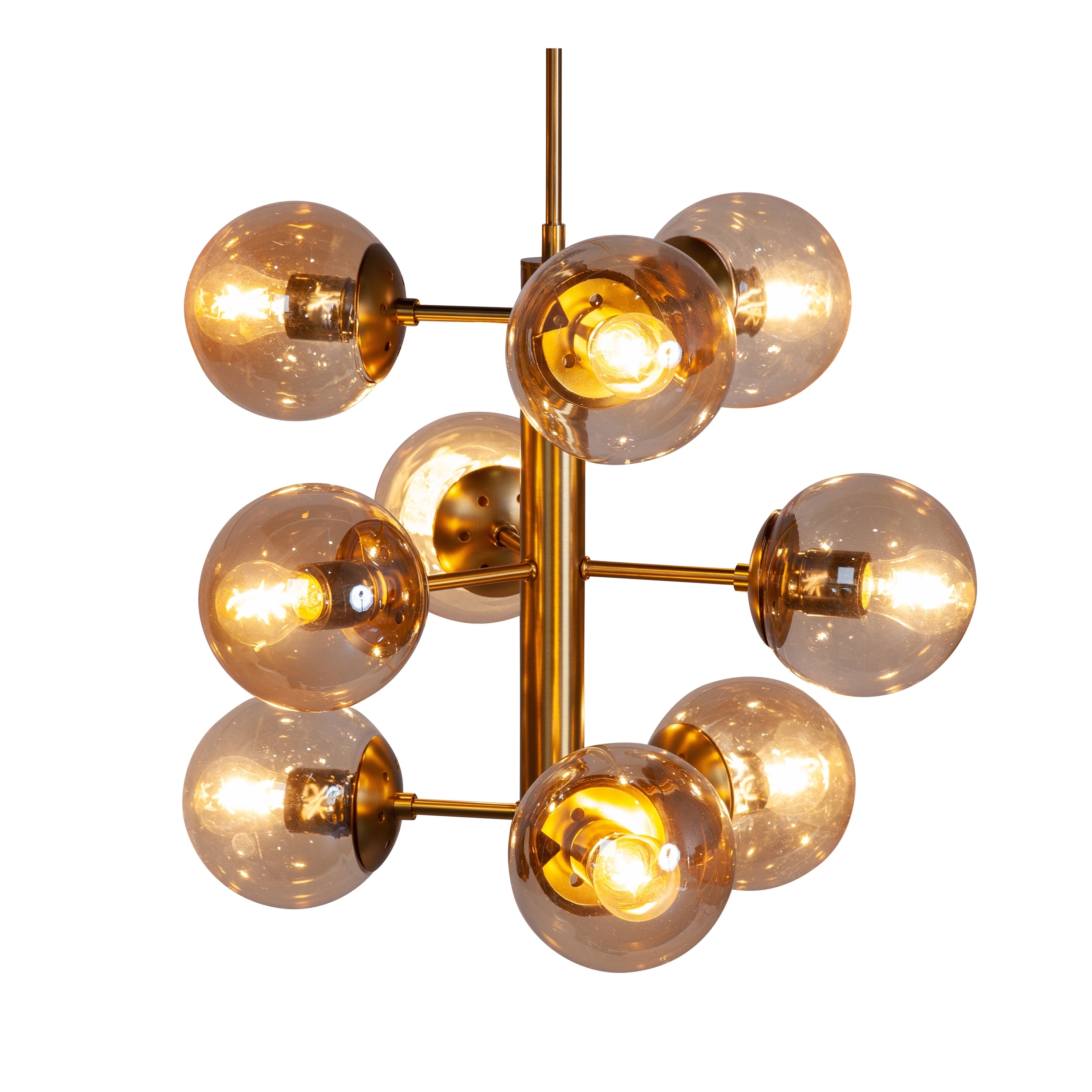 mid century modern globe chandelier