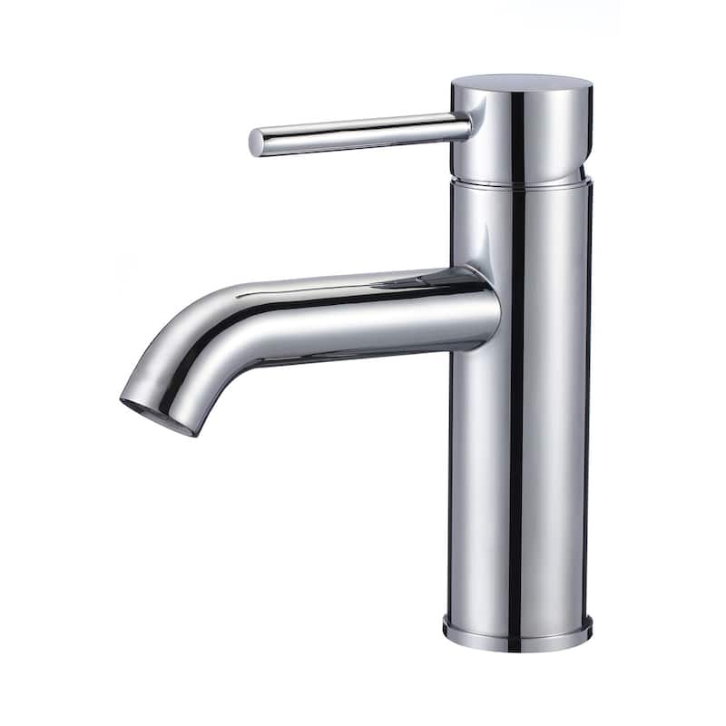 Melrose 7-Inch Single Hole Bathroom Sink Faucet - Polished Chrome