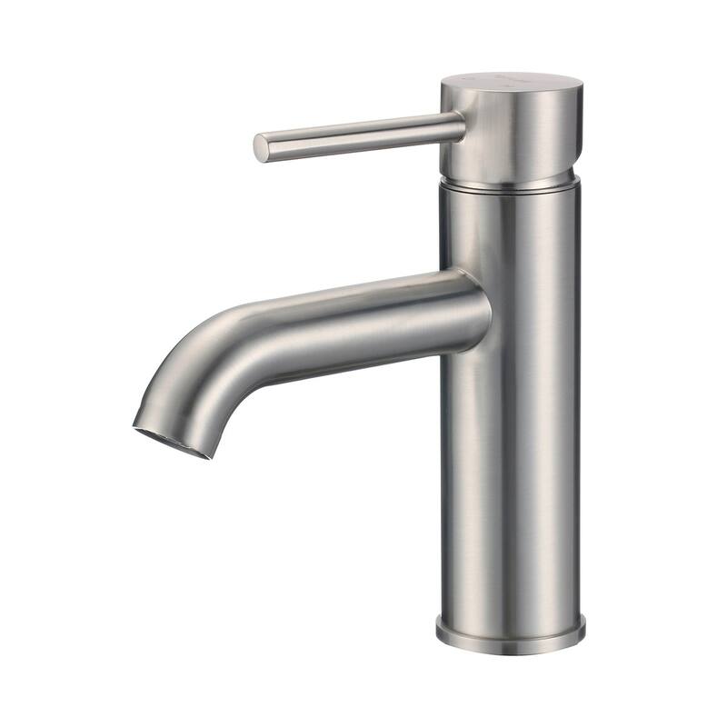 Melrose 7-Inch Single Hole Bathroom Sink Faucet - Brushed Nickel