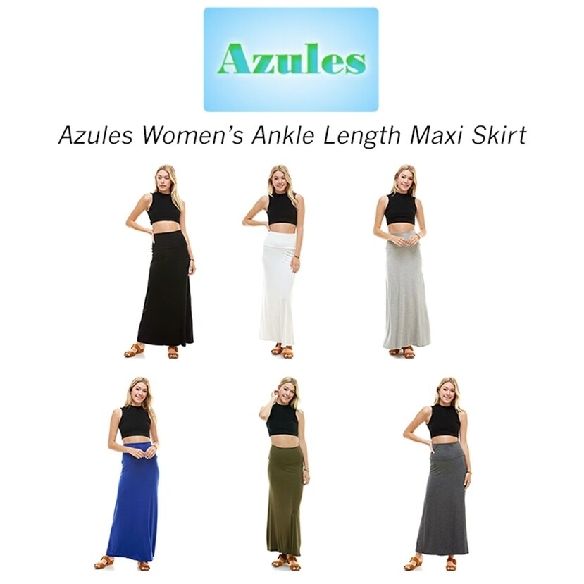 azules maxi skirt