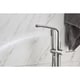 preview thumbnail 15 of 15, 8024 Single Handle Floor Mounted Freestanding Tub Filler with Hand shower