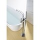 preview thumbnail 3 of 15, 8024 Single Handle Floor Mounted Freestanding Tub Filler with Hand shower
