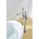 preview thumbnail 17 of 15, 8024 Single Handle Floor Mounted Freestanding Tub Filler with Hand shower