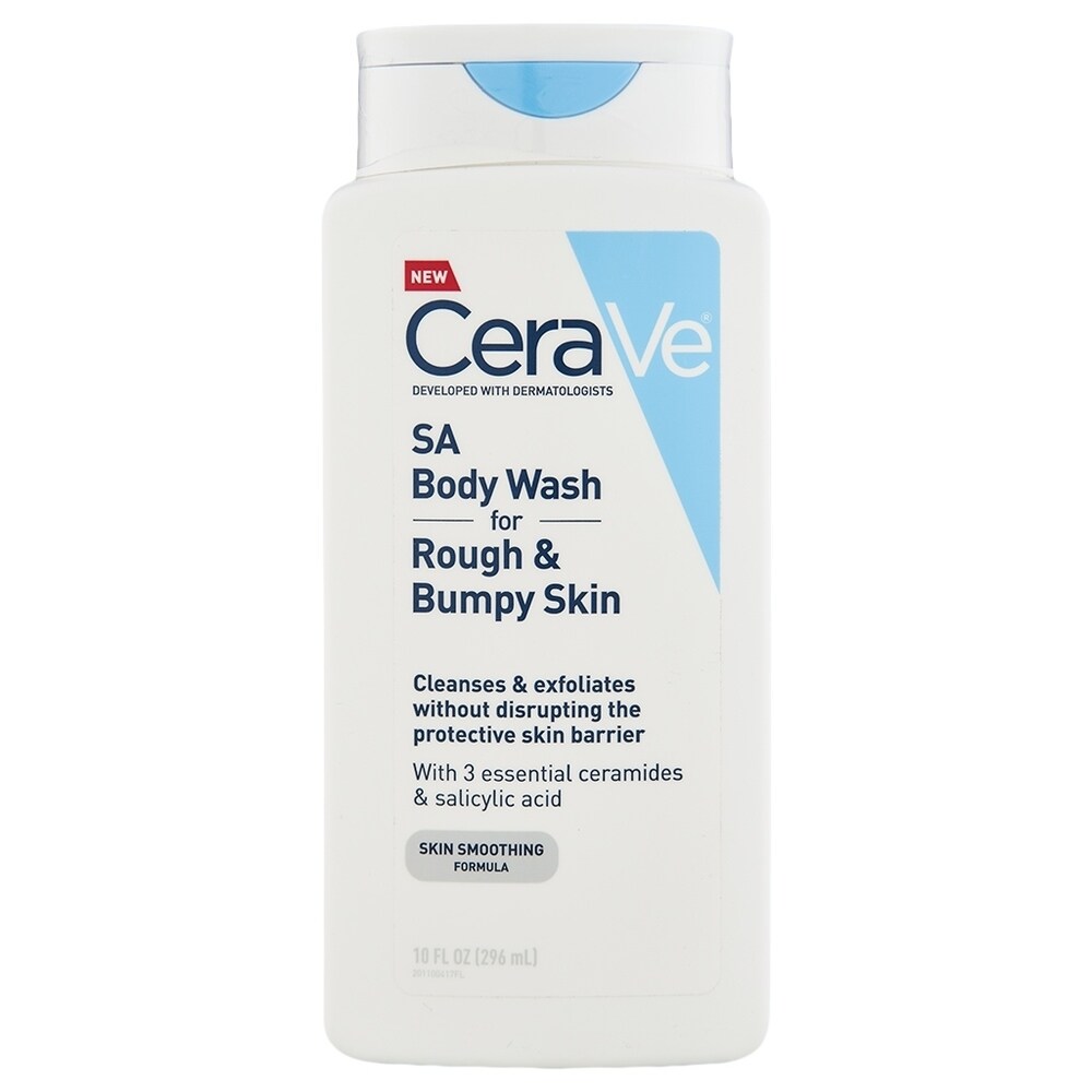 cerave sa rough and bumpy body wash