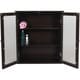 Windham Wall Cabinet with Two Glass Doors by Elegant Home Fashions - Thumbnail 5