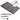 MICRODRY SoftLux Charcoal Infused Diamond Embroidered Memory Foam Bath Mat with GripTex Skid Resistant Base, 21 x 34