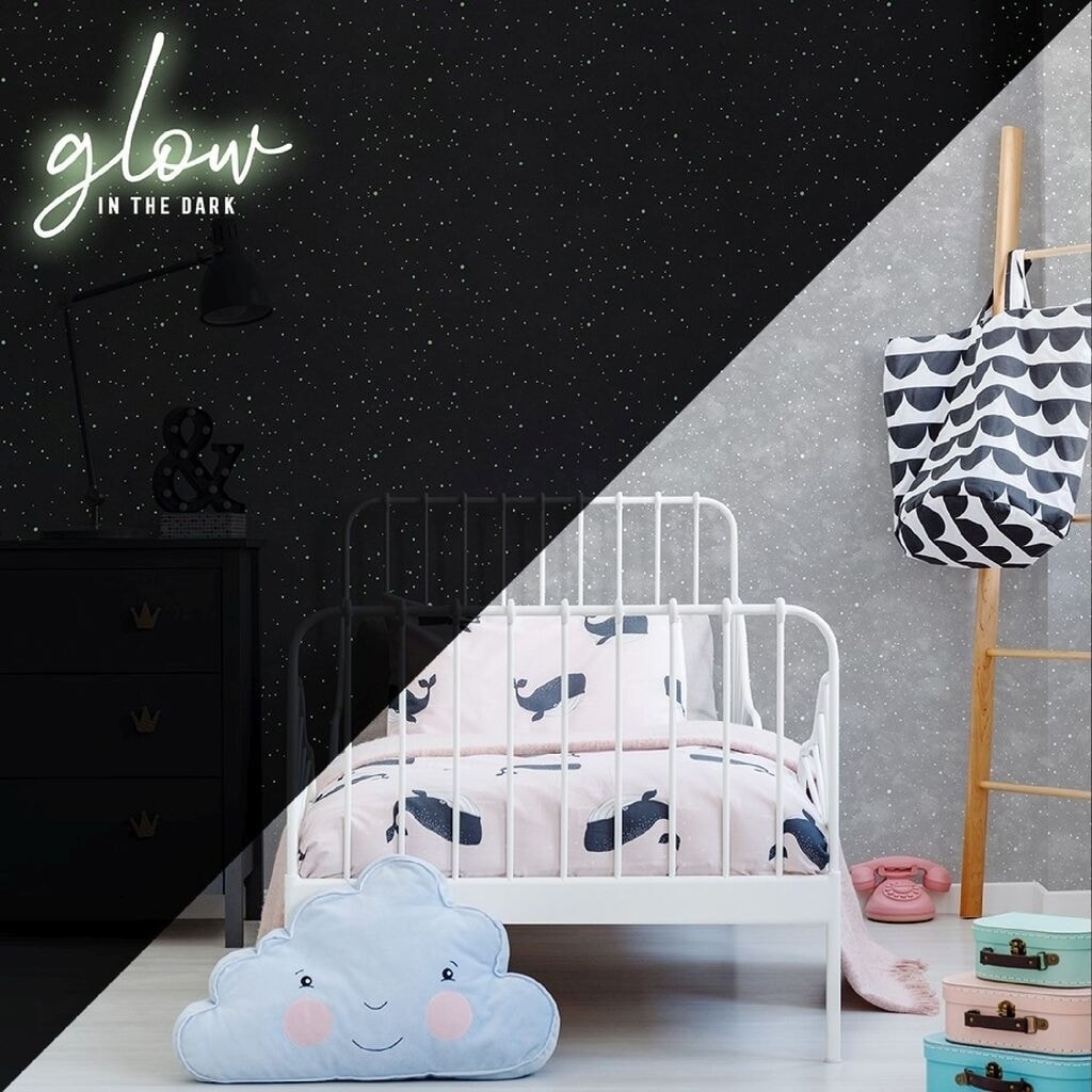 Shop Constellation Grey Glow In The Dark Wallpaper Free Shipping Shop Constellation Grey Glow In The Dark Wallpaper Free Shipping