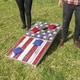 preview thumbnail 6 of 5, GoSports LED American Flag Cornhole Set, Regulation Size