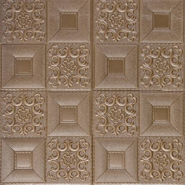 3D LeatherLook Wall Sticker,16Block,28
