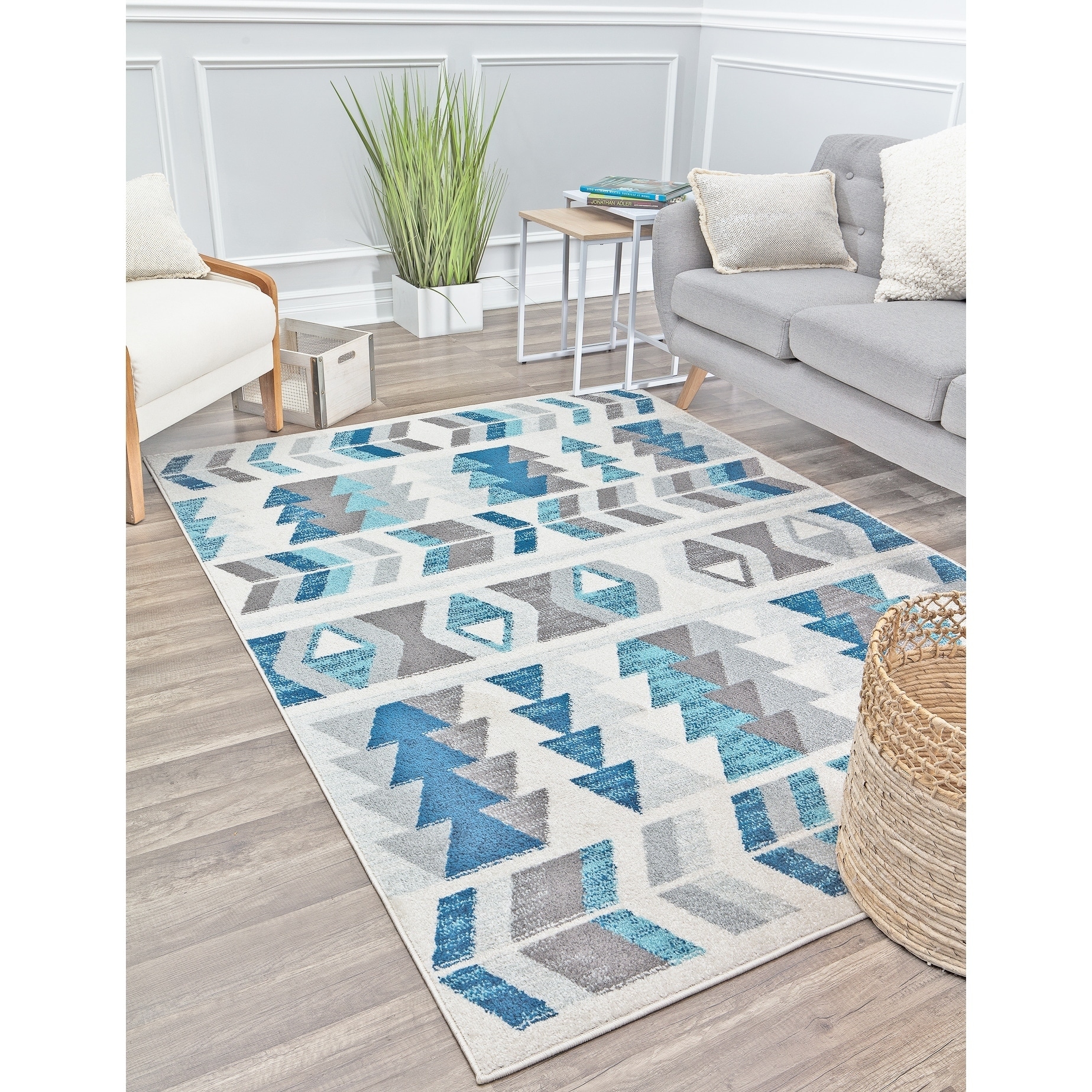 Mika Modern Contemporary Geometric Area Rug By Rugs America Area Rug By Rugs America