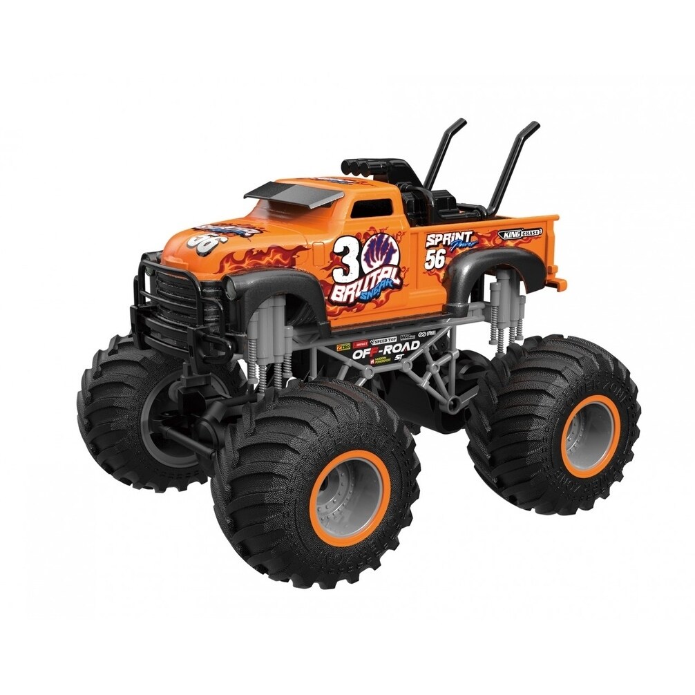 orange monster truck toy