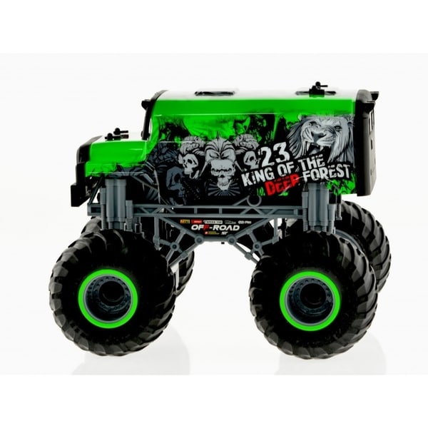 green monster truck toy