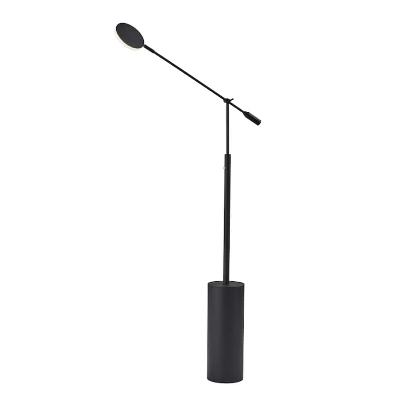 Adesso Grover Black LED Floor Lamp