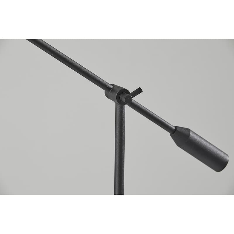 Adesso Grover Black LED Floor Lamp