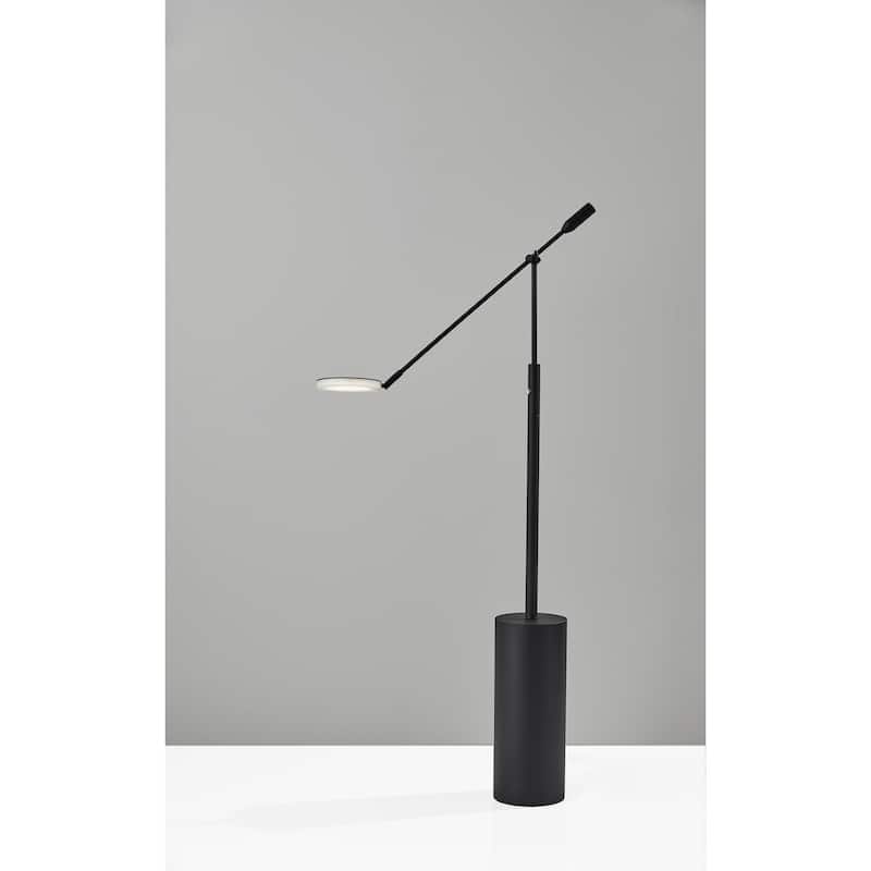 Adesso Grover Black LED Floor Lamp
