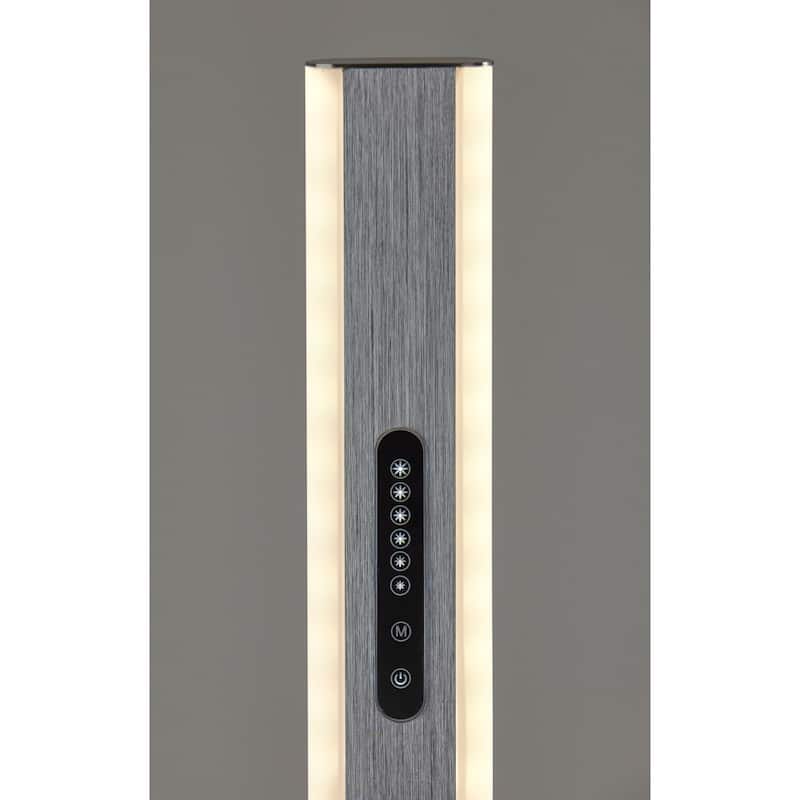 Adesso Brushed Steel Marla LED Wall Washer