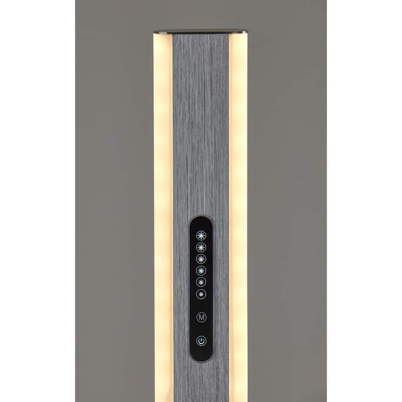 Adesso Brushed Steel Marla LED Wall Washer