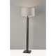 preview thumbnail 2 of 2, Adesso Walnut or Black Kona Kona Floor Lamp