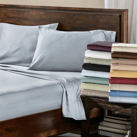Superior Egyptian Cotton 650 Thread Count Solid Pillowcase Set (Set of 2)