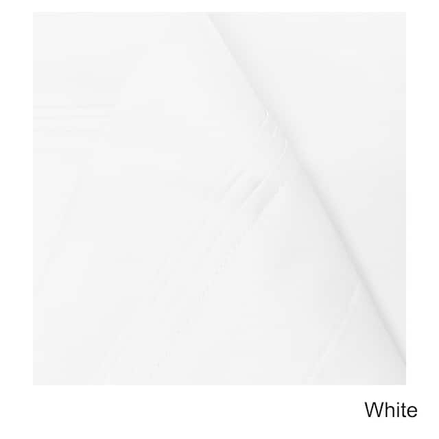 Superior Egyptian Cotton 650 Thread Count Solid Pillowcase Set (Set of 2) - King / White