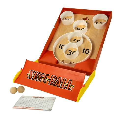 Wooden Skee Ball Game