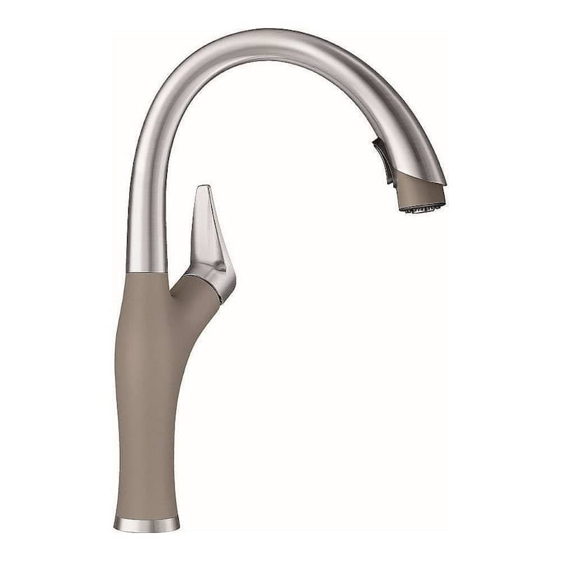 Blanco Artona 1.5 GPM Kitchen Faucet with Pull-Down Spray - Truffle / Stainless