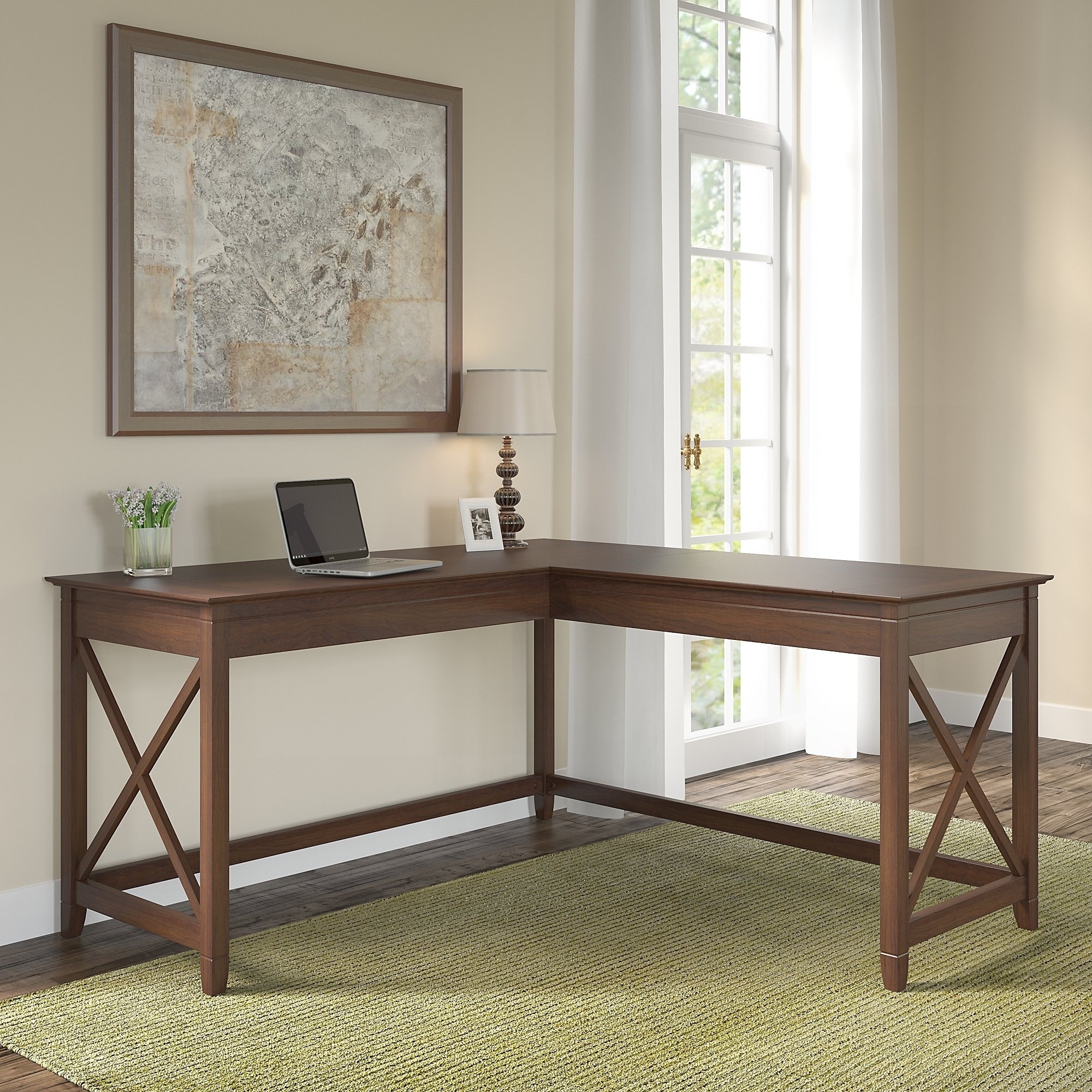 Shop The Gray Barn Hatfield 60 Inch L Shaped Desk Overstock