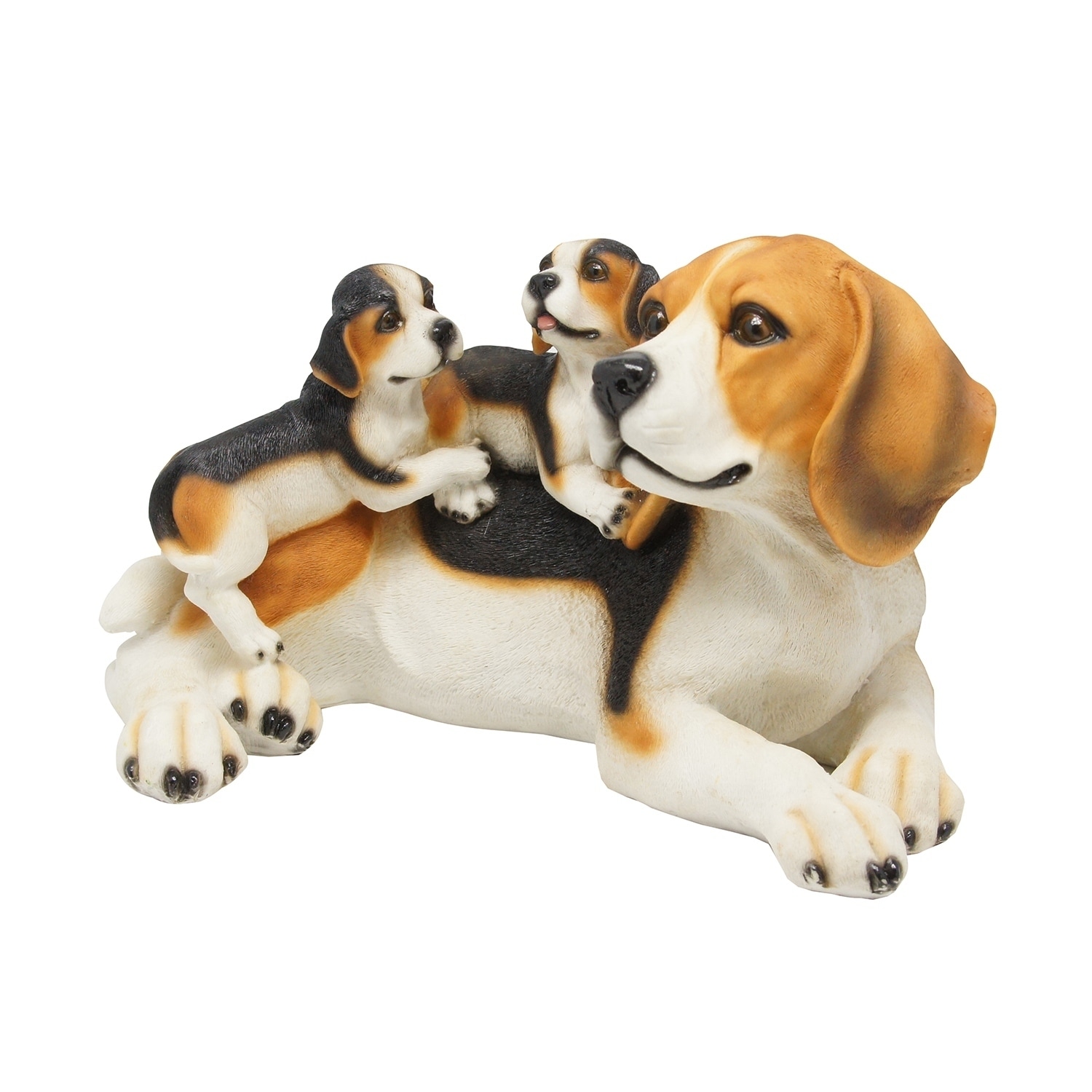 Alpine Corporation Beagle Dog Garden Statue, Indoor/ Outdoor Use