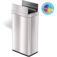 25 Gallon Stainless Steel Trash Can With/Without Swivel Lid Precision  Series 781829/781429
