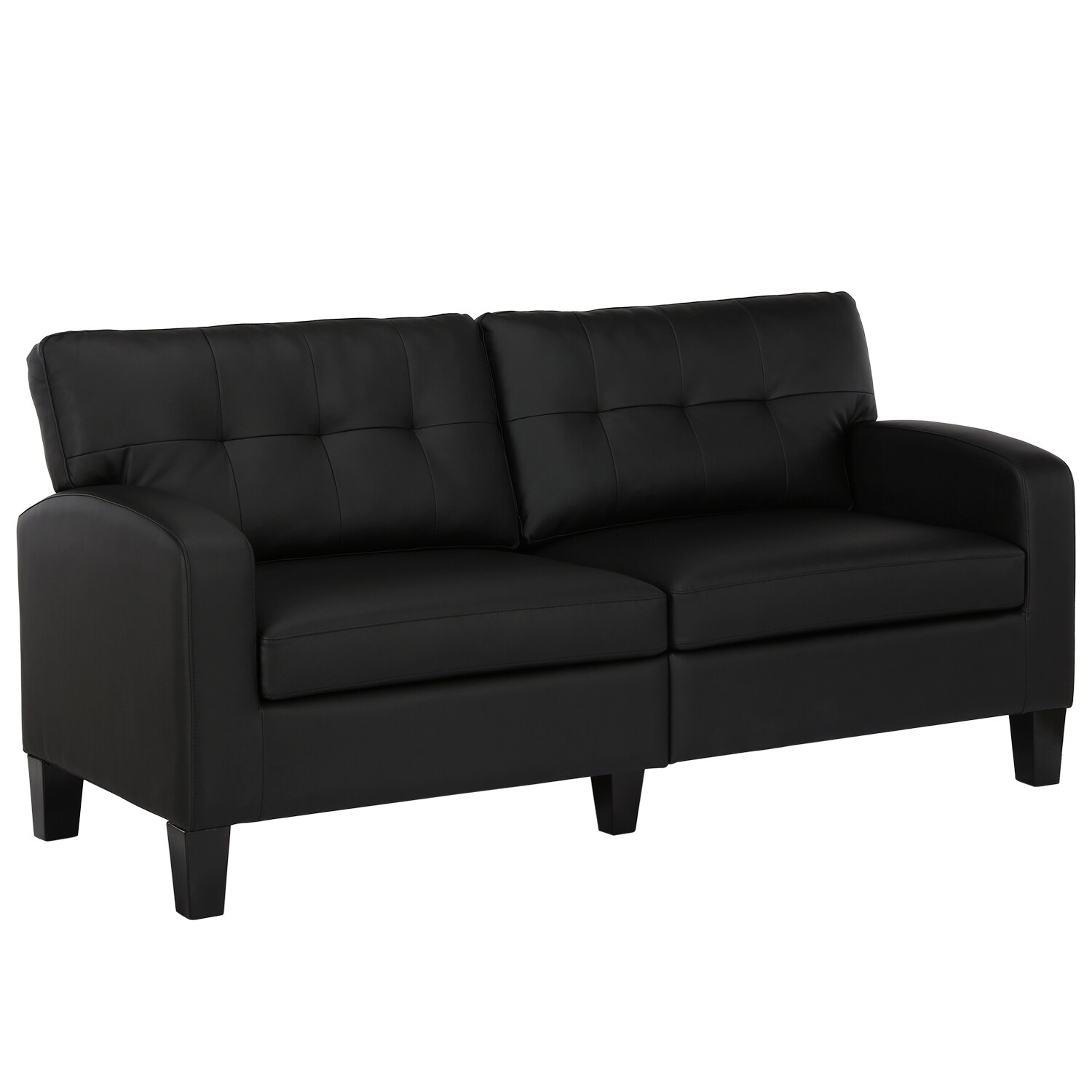 Dorel Living I Black Small E Modern Sofa Couch Small E Modern Sofa Couch