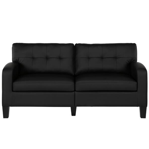 Dorel Living I Black Small E Modern Sofa Couch Small E Modern Sofa Couch