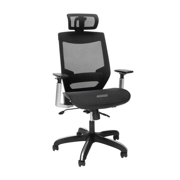 Ofm Full Mesh Office Chair Headrest Lumbar Support Overstock 30834580