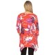 preview thumbnail 8 of 14, White Mark Woman's Floral Scoop Neck Tunic Top with Pockets