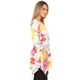 preview thumbnail 10 of 14, White Mark Woman's Floral Scoop Neck Tunic Top with Pockets