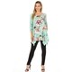 preview thumbnail 13 of 14, White Mark Woman's Floral Scoop Neck Tunic Top with Pockets