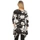 preview thumbnail 4 of 14, White Mark Woman's Floral Scoop Neck Tunic Top with Pockets